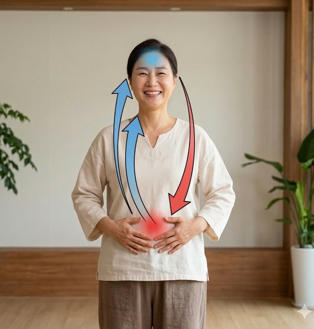 안면홍조를 다스리는 수승화강 원리